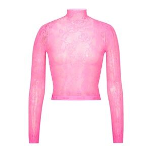 SKIMS Knit lace top